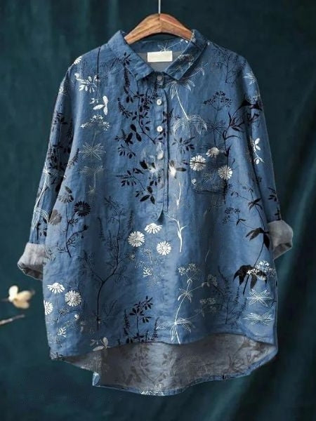 Cottage Swiss-Dot Blouse