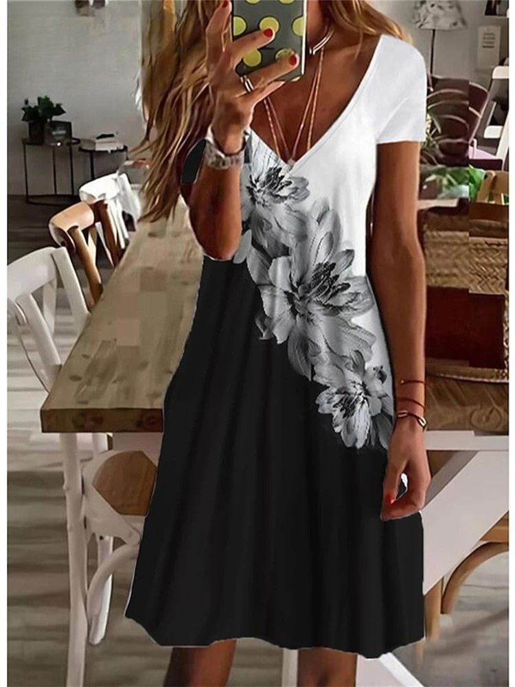Brunch Short-Sleeve Dress