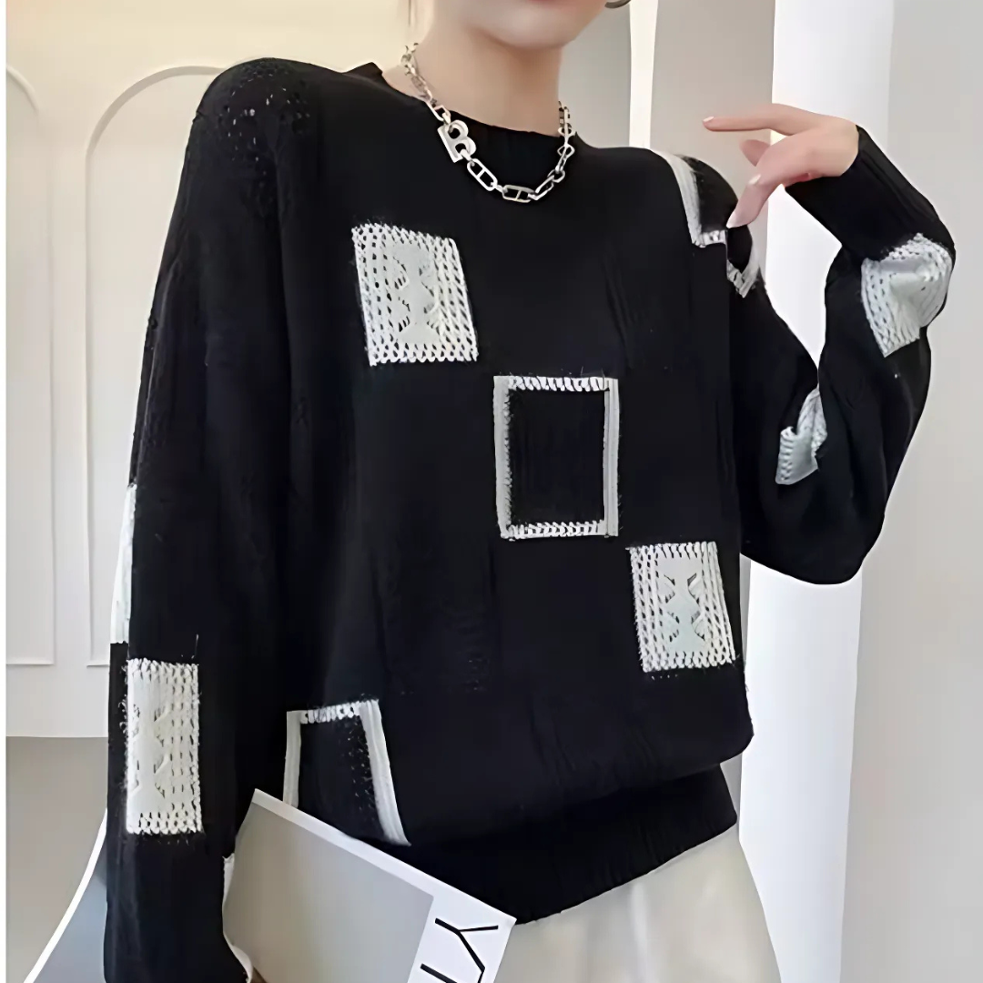Relaxed Buttoned Sweater