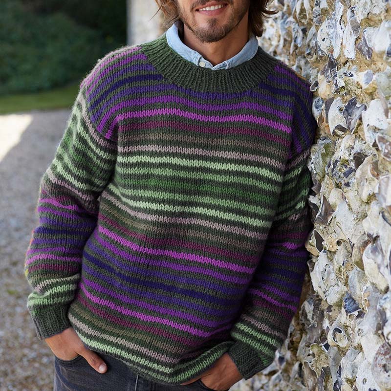Warm Striped Sweater