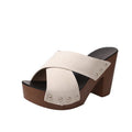 Modern Buckled Sandals