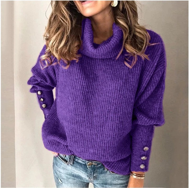 Relaxed Buttoned Sweater