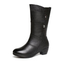 Natural Suede Boots