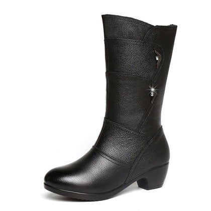 Natural Suede Boots