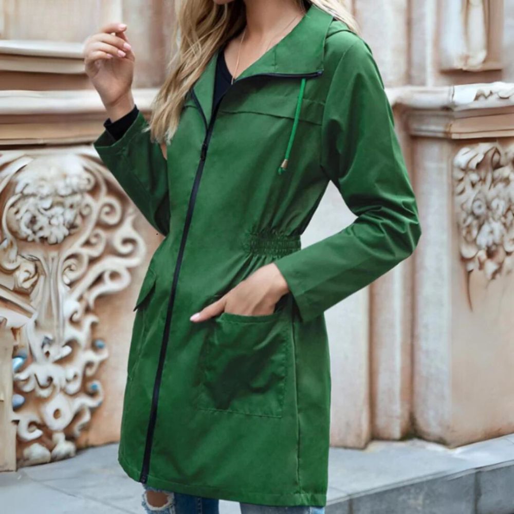 Layered Wool Coat