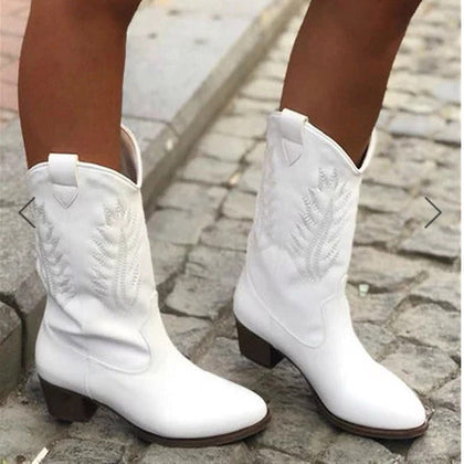 Relaxed Side-Zip Boots