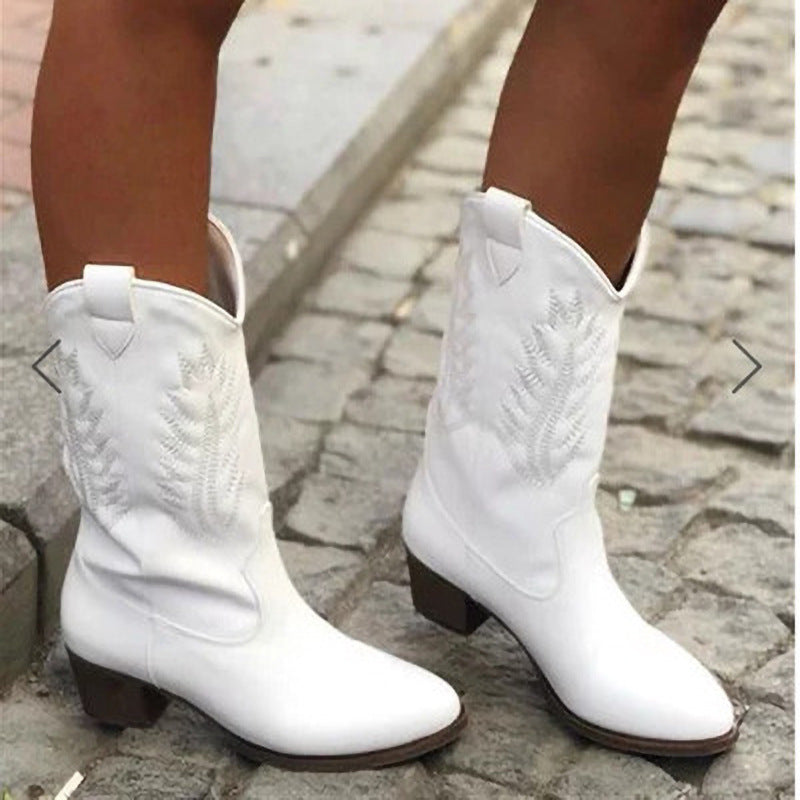 Relaxed Side-Zip Boots