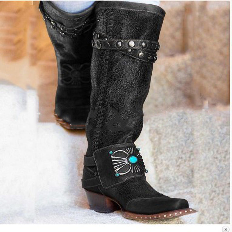 Weekend Textured Boots