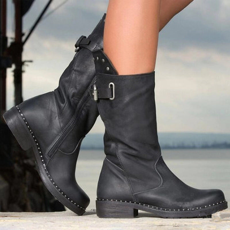Timeless Block-Heel Boots
