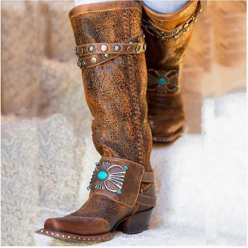 Weekend Textured Boots