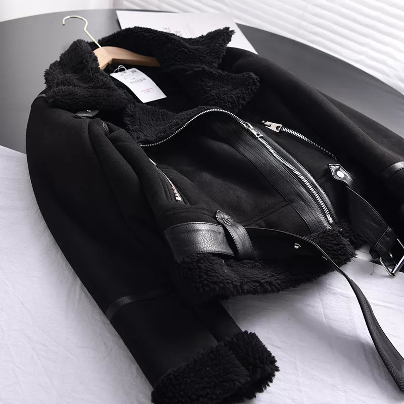 Layered Buttoned Coat