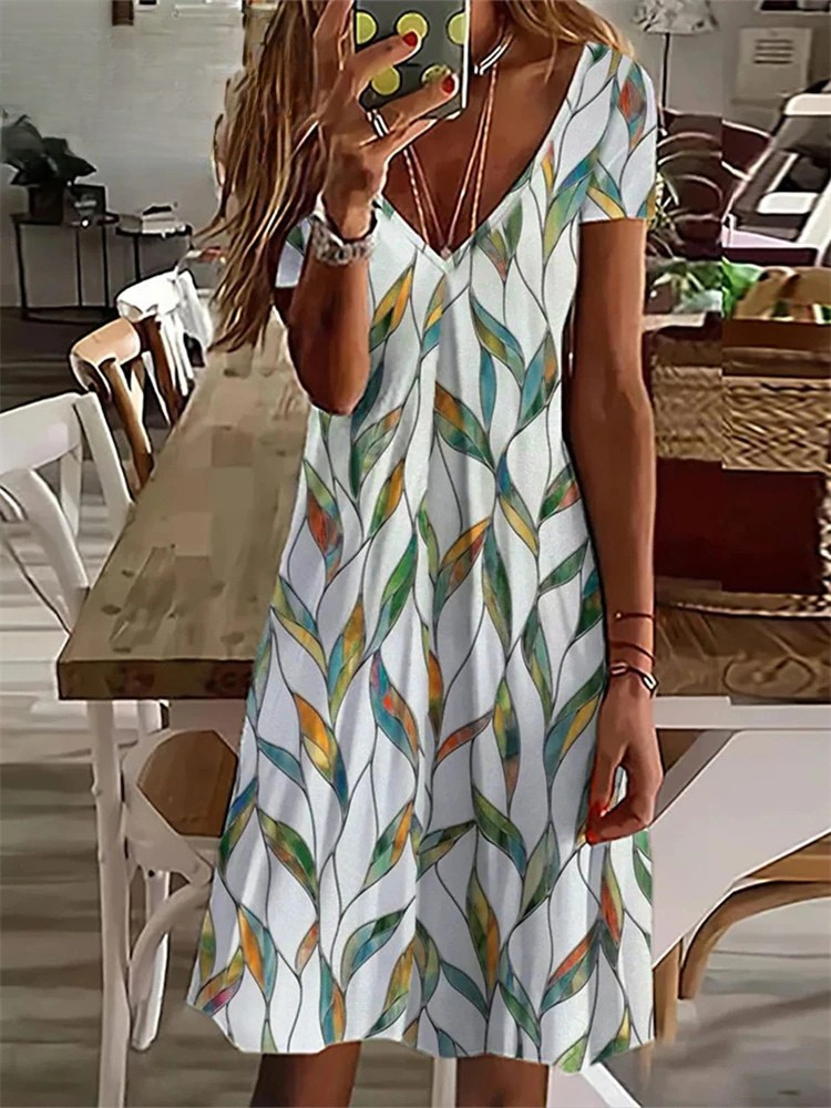 Brunch Short-Sleeve Dress