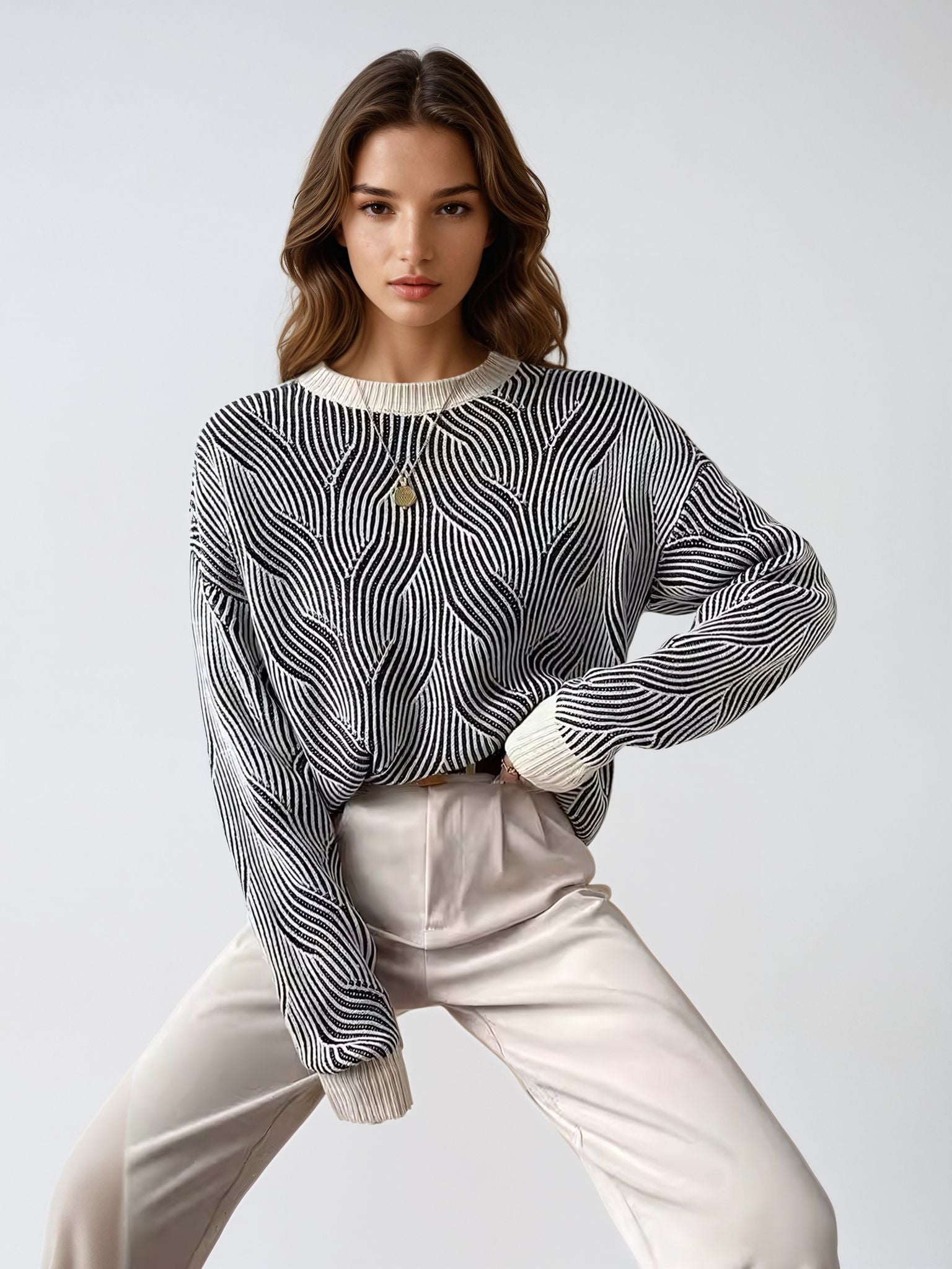 Classic Cropped Sweater