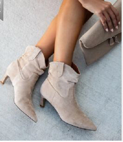 Simple Suede Boots