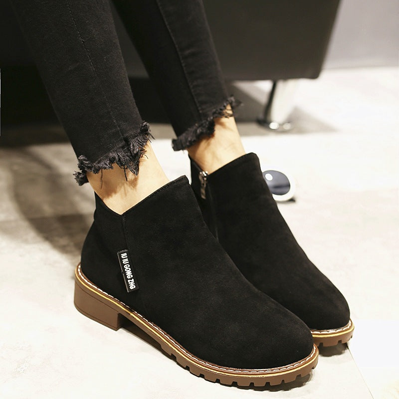 Simple Zip-Up Boots