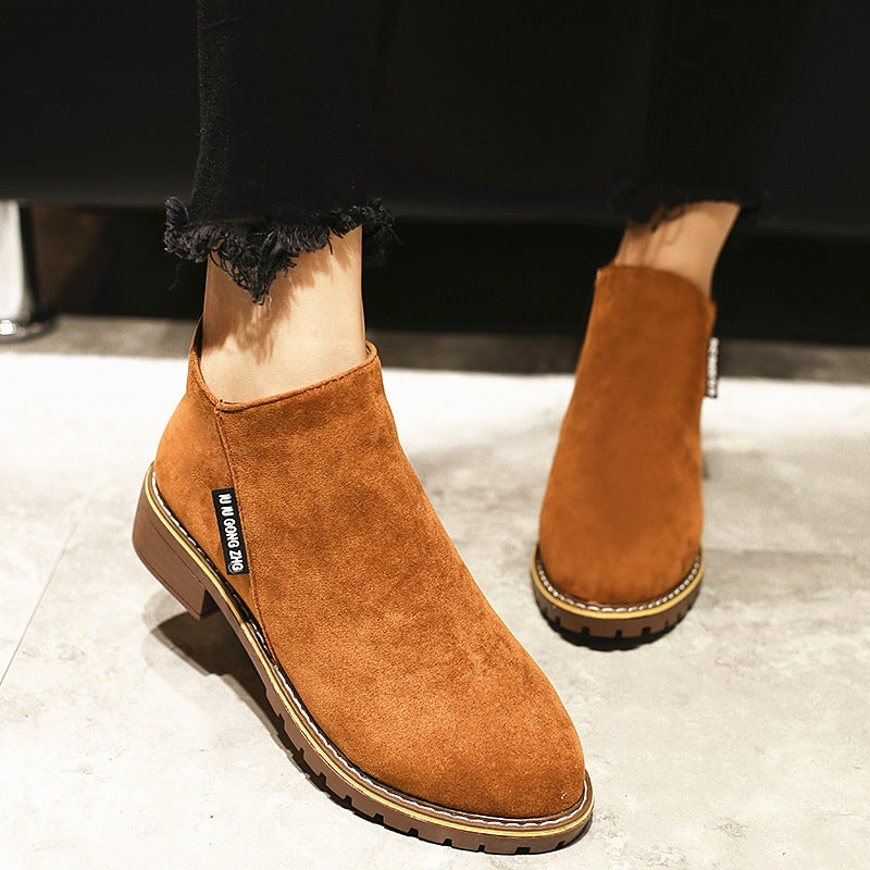 Simple Zip-Up Boots
