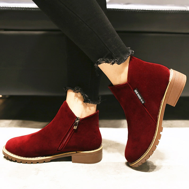 Simple Zip-Up Boots