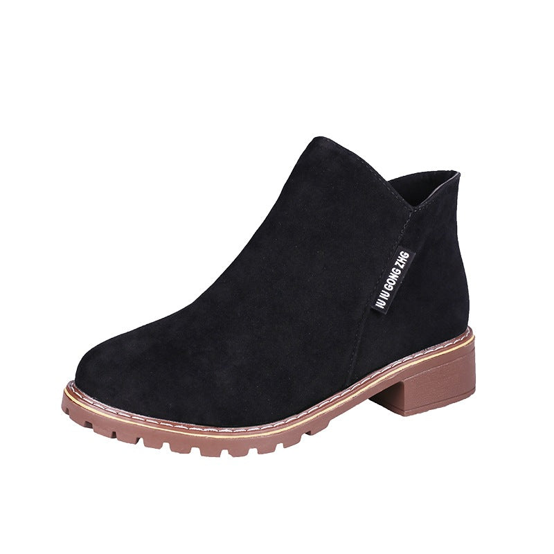 Simple Zip-Up Boots
