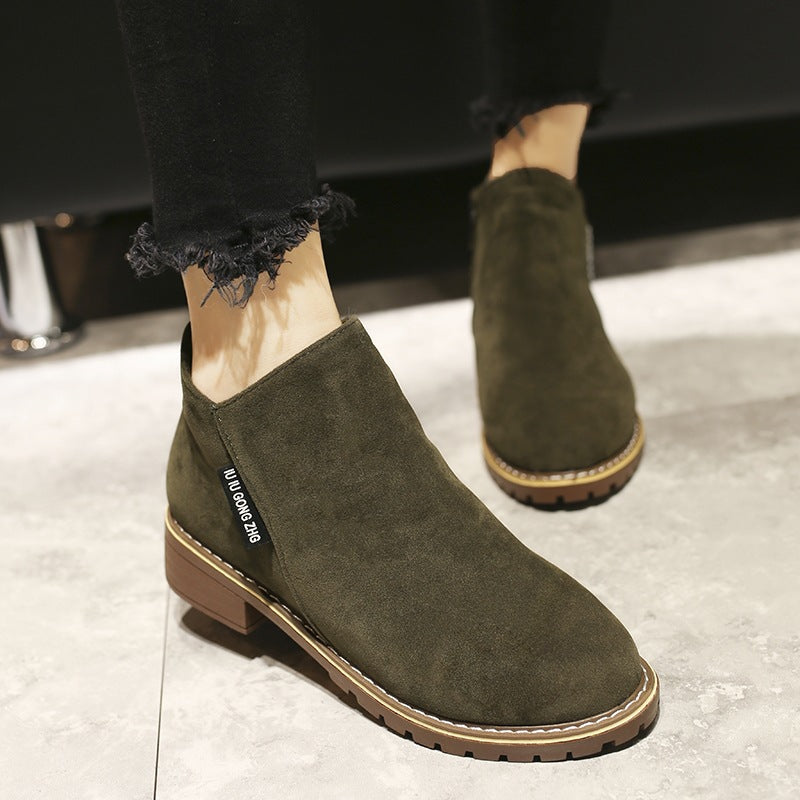 Simple Zip-Up Boots
