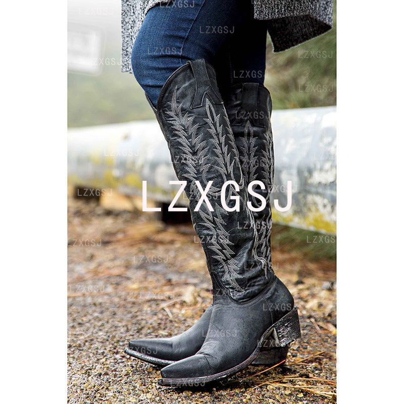 Walking Knee-High Boots