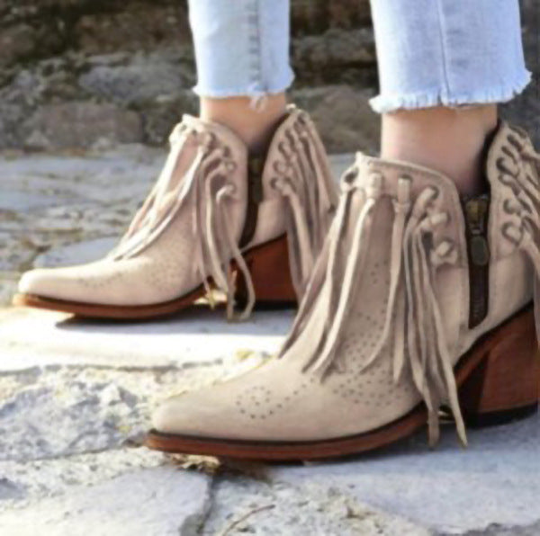 Walking Heeled Boots