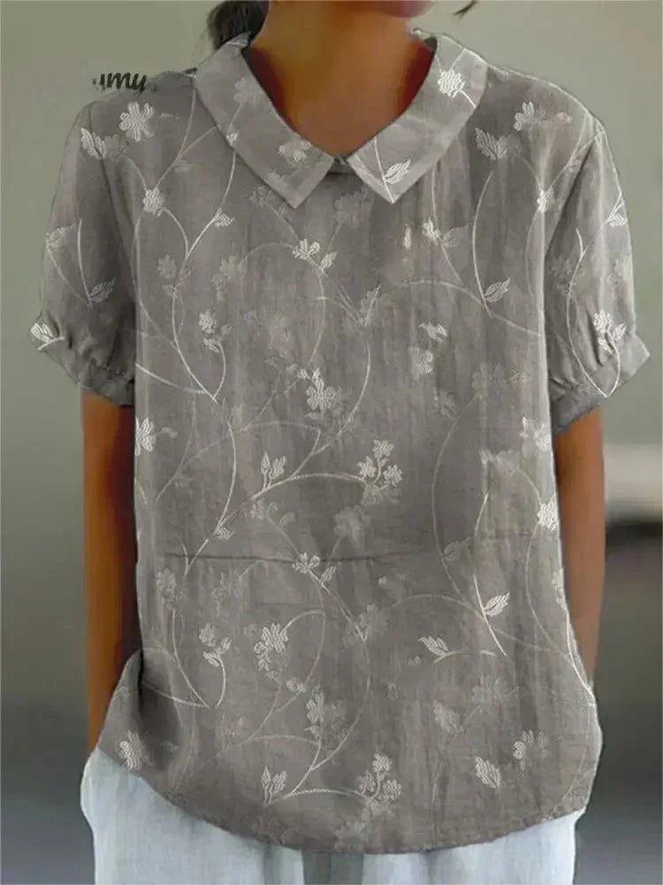 Pretty Buttoned Blouse
