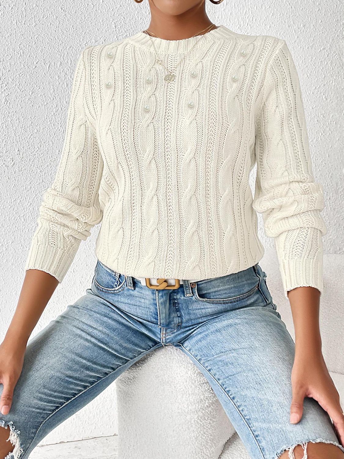 Textured Lightweight Sweater