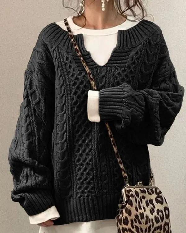 Classic V-Neck Sweater