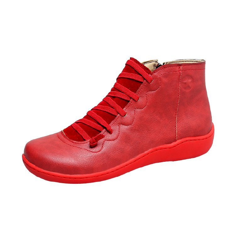 Relaxed Block-Heel Boots