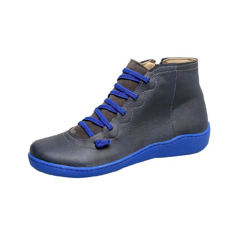Relaxed Block-Heel Boots