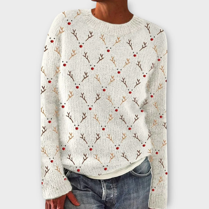 Textured Buttoned Sweater