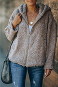 Soft Hooded Coat