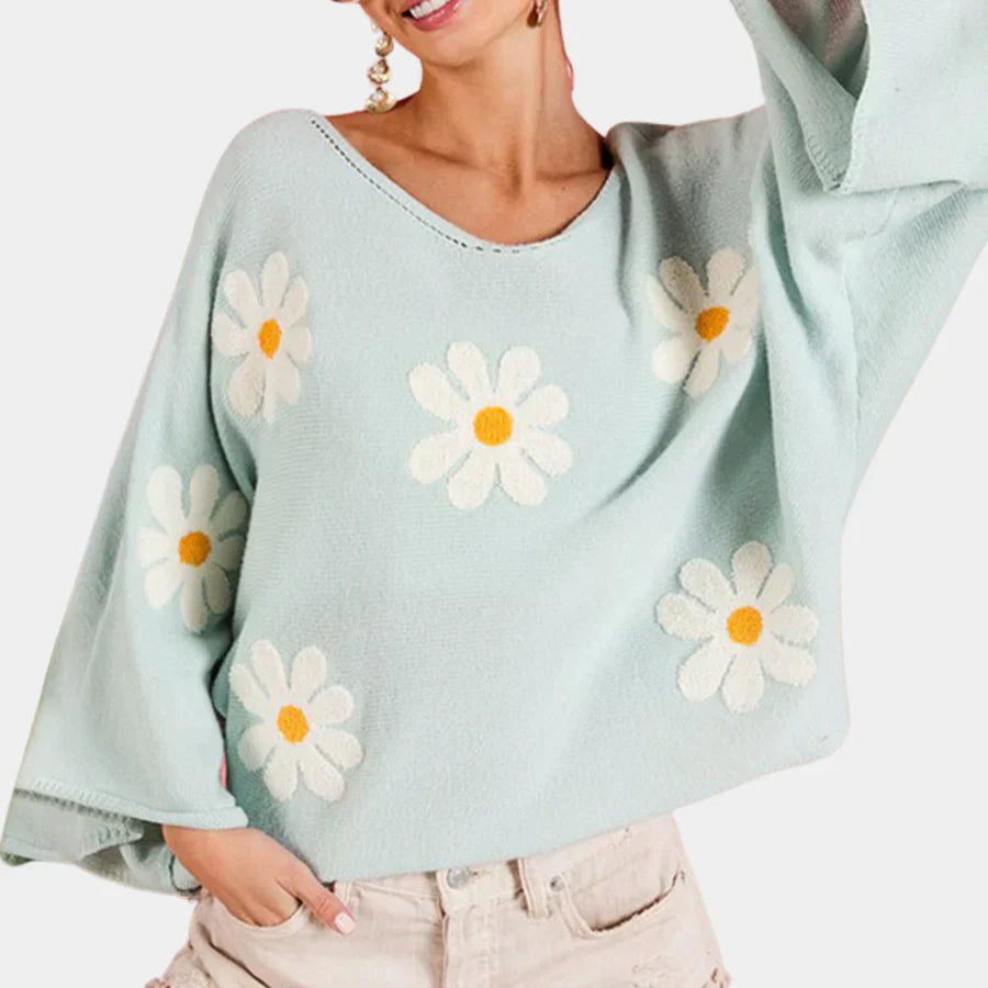 Relaxed Buttoned Sweater