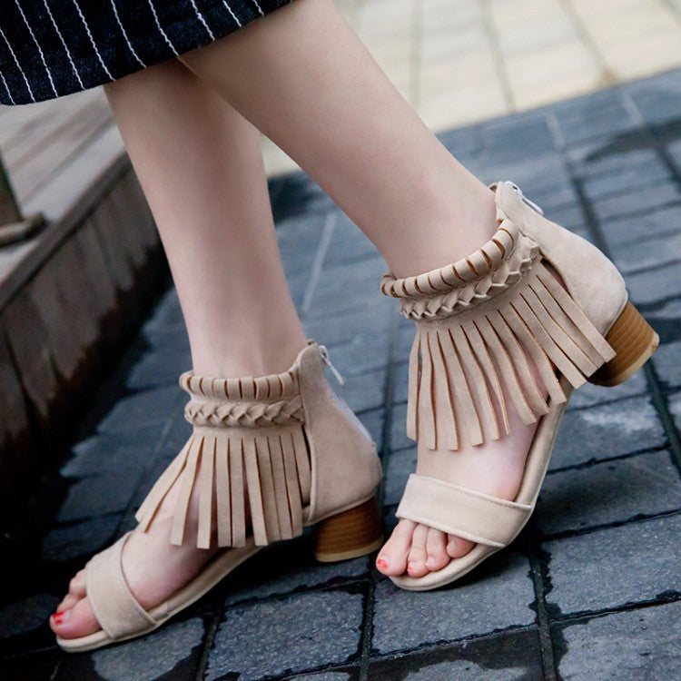 Summer Leather Sandals