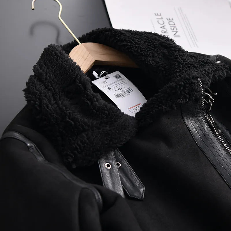 Layered Buttoned Coat