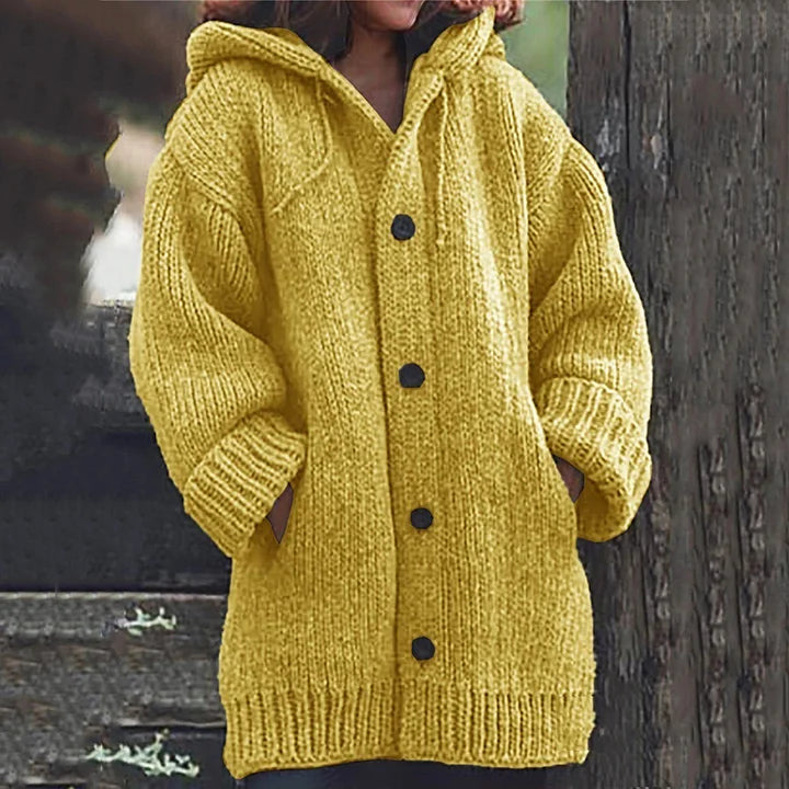 Layered Hooded Coat
