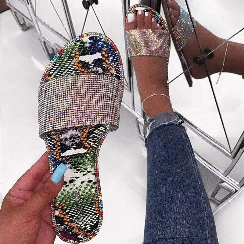 Vacation Metallic Sandals
