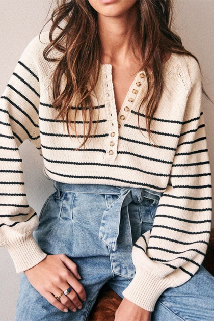Classic Buttoned Sweater