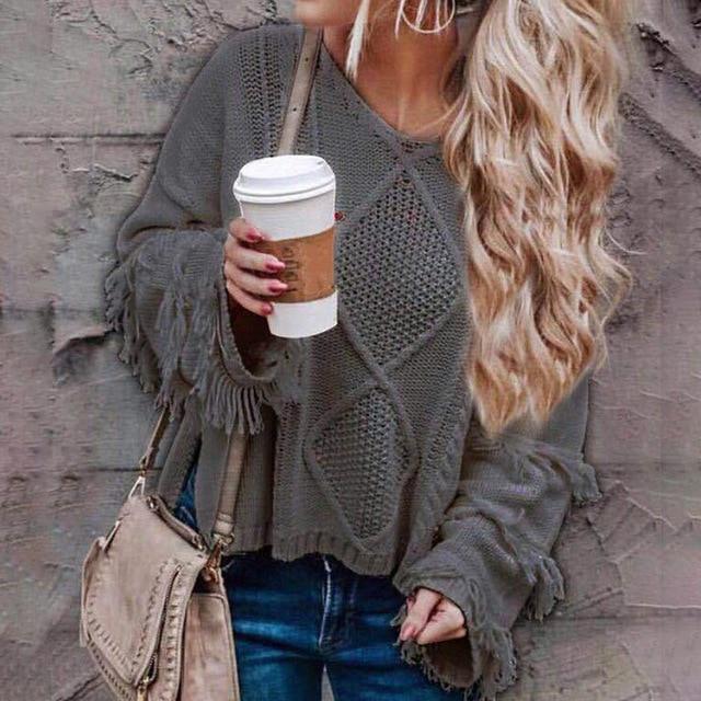 Casual Ribbed Sweater