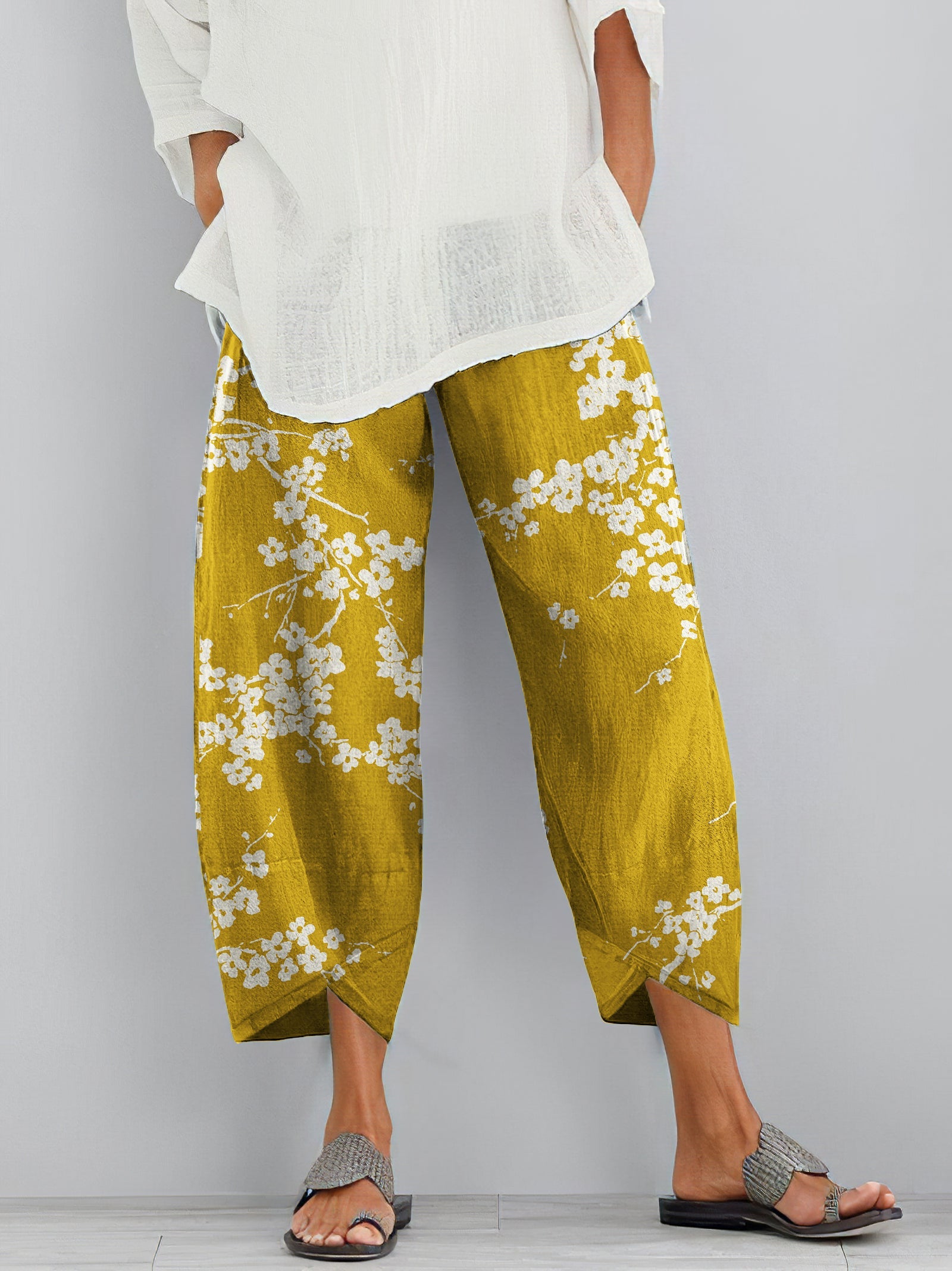Natural Linen Pants