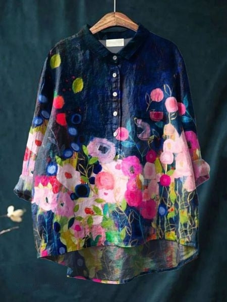 Cottage Swiss-Dot Blouse