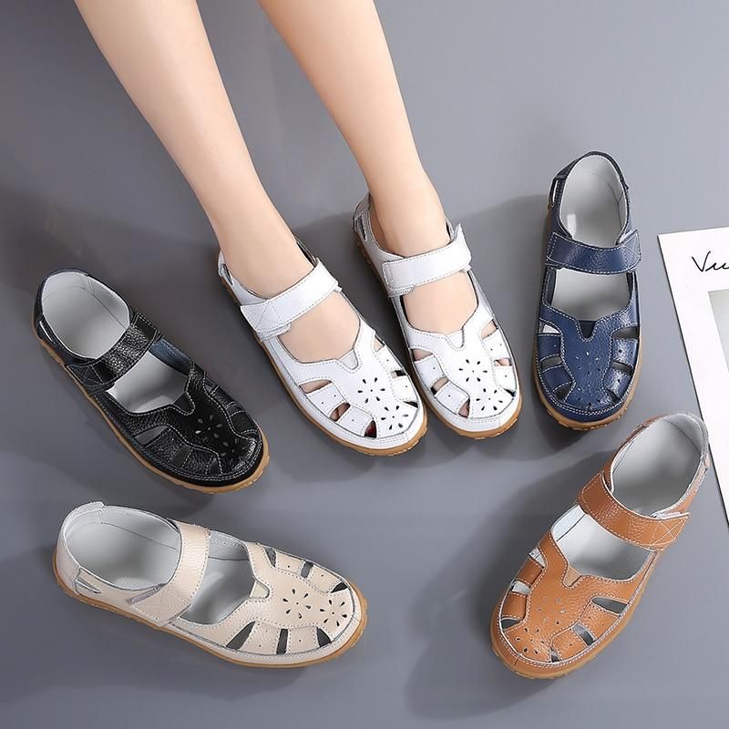 Natural Flat Sandals
