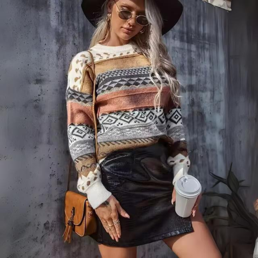 Warm Striped Sweater