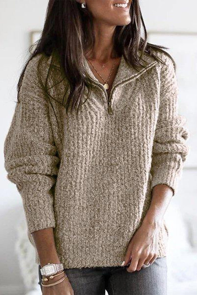 Relaxed Ribbed Sweater