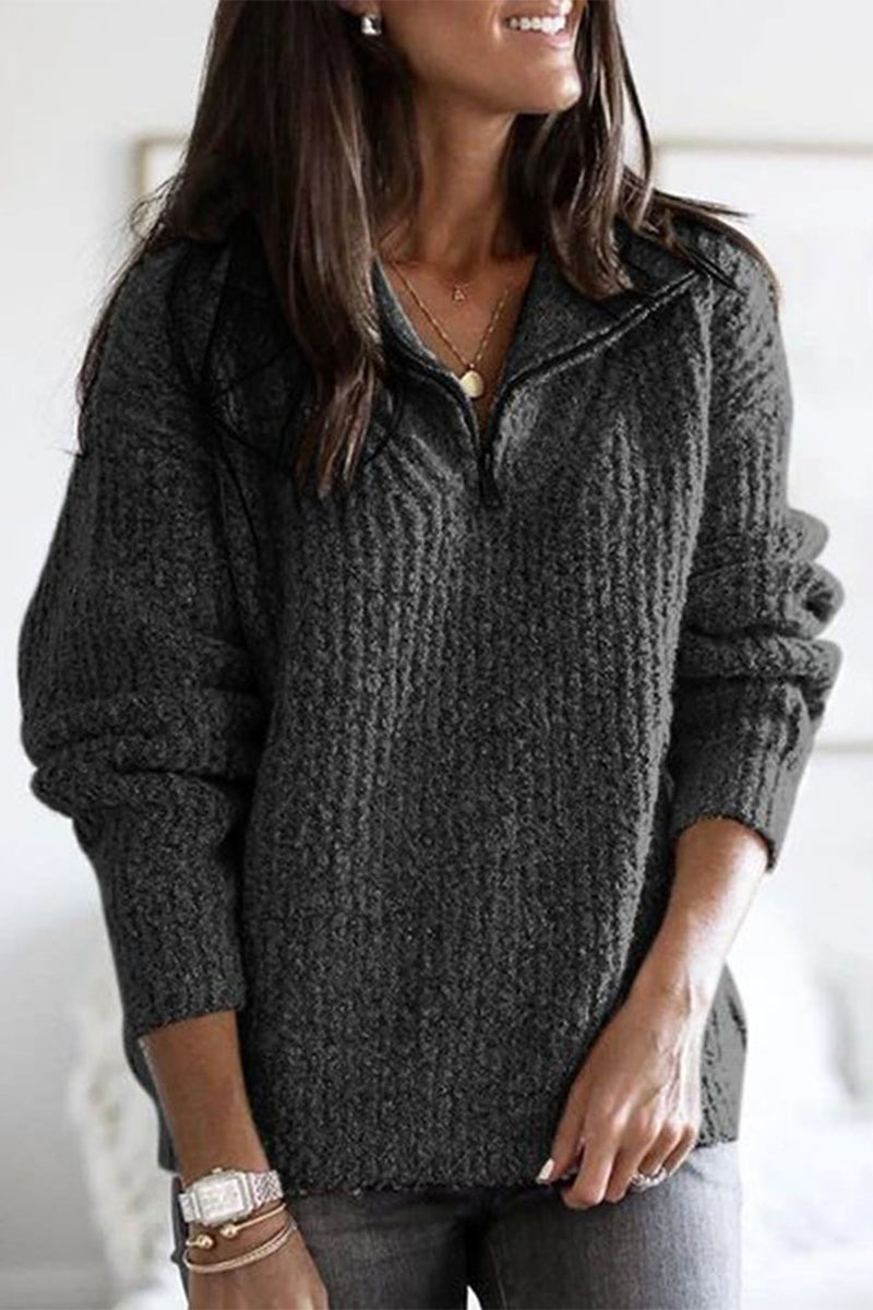 Relaxed Ribbed Sweater