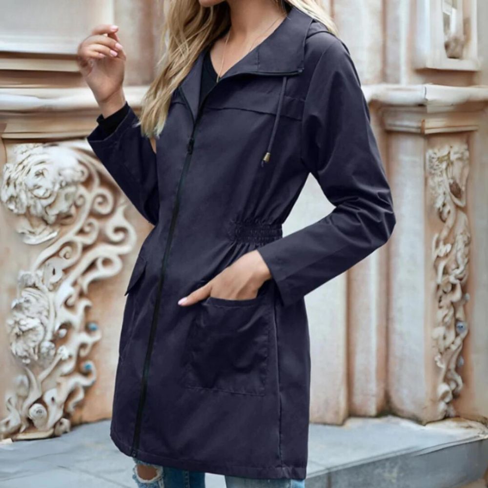 Layered Wool Coat