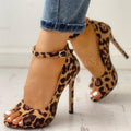 Relaxed Heeled Sandals