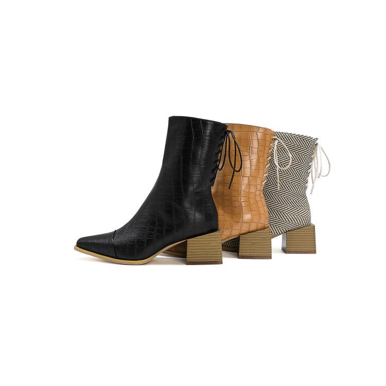 Summer Block-Heel Boots