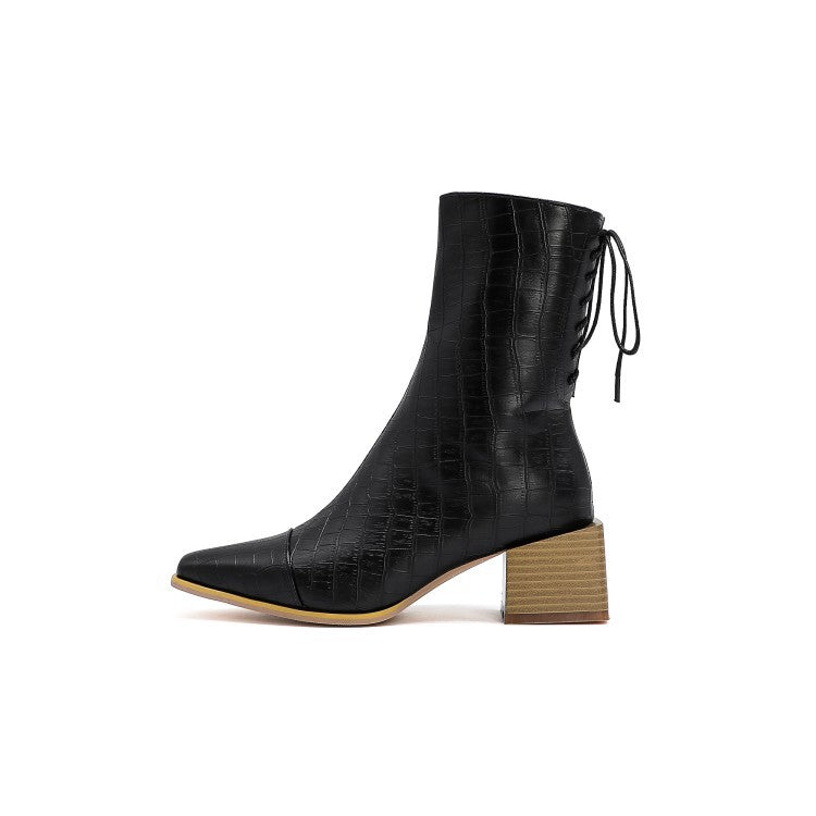 Summer Block-Heel Boots