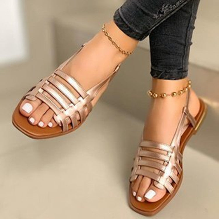 Clean Open-Toe Sandals